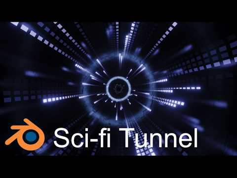 Sci-Fi Tunnel Loop — Blender Timelapse | Procedural Animation Tutorial ...
