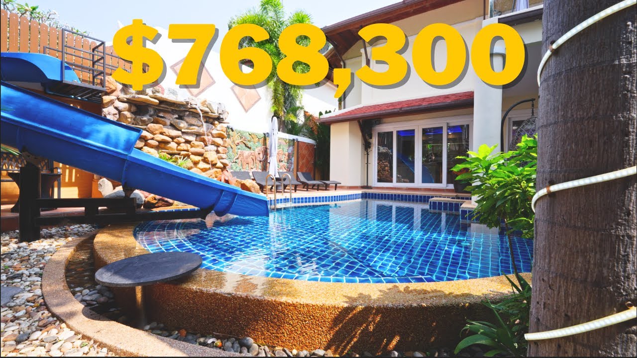 Stunning 4-Bedroom Pool Villa in Chateau Dale Thabali Village | Pearl Property Pattaya