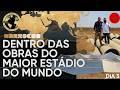 DENTRO DAS OBRAS DO MAIOR ESTÁDIO DO MUNDO EM CASABLANCA, NO MARROCOS