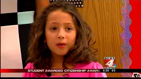 Citizenship Award-3rd Grader Learns About City Gov...