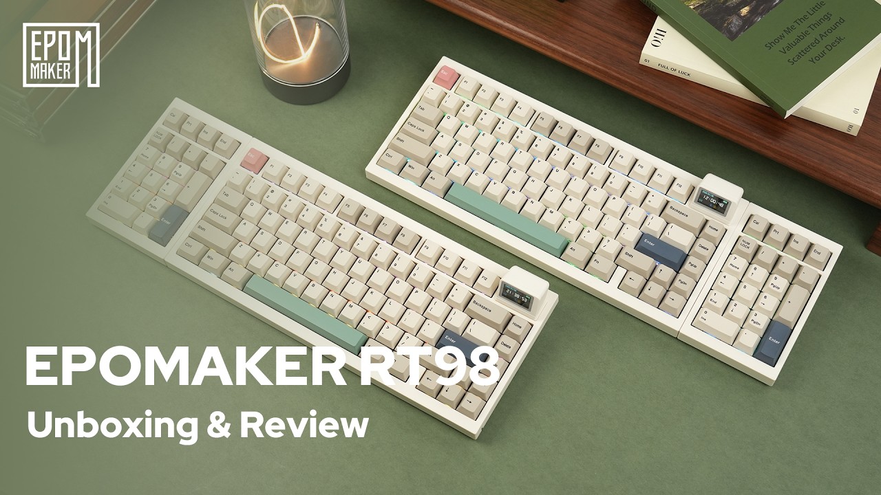 Unboxing] Epomaker RT98 | Unboxing, Showcasing, Soundtest - YouTube