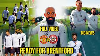 ✅Manchester United Training Story Breakdown Before Brentford Clash | Injury Updates 🔥Done Deal✅