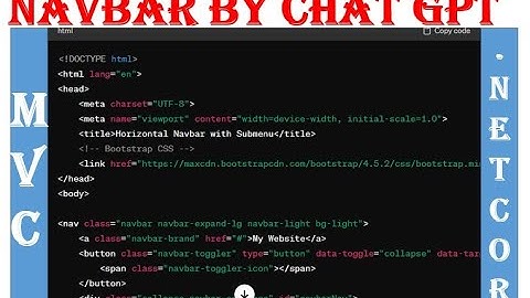 Eliminating the Default Navbar and Creating Our Own Navbar in ASP.Net Core MVC Using AI Part 6