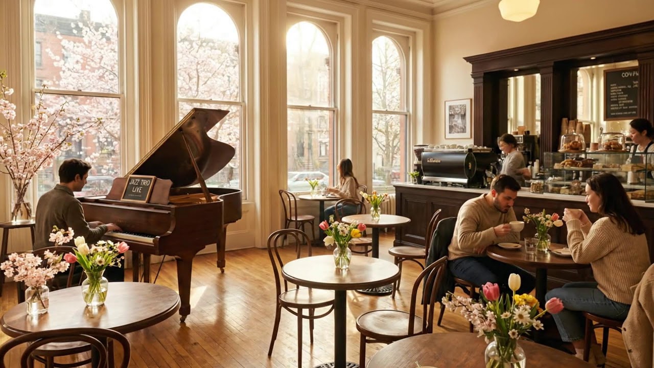 부드러운 봄 카페 🌷☕ 스무스 재즈