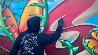 Spring Graffiti Wall