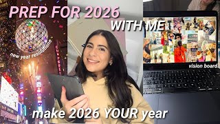 Information 2026 NEW YEARS PREP!!⭐️ reflection, goal setting, vision board | make 2026 YOUR year *motivating News
