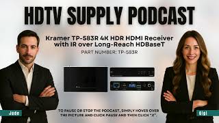 Kramer TP-583R 4K HDR HDMI Receiver with IR over Long-Reach HDBaseT