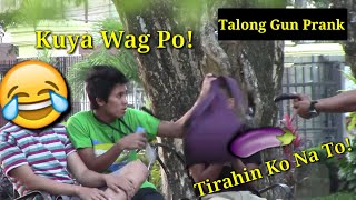 Tirahin Ko Na To! Prank In Public,  Talong Gun Prank (Sobrang laughtrip) Natakot Sila Kala Totoo 😂