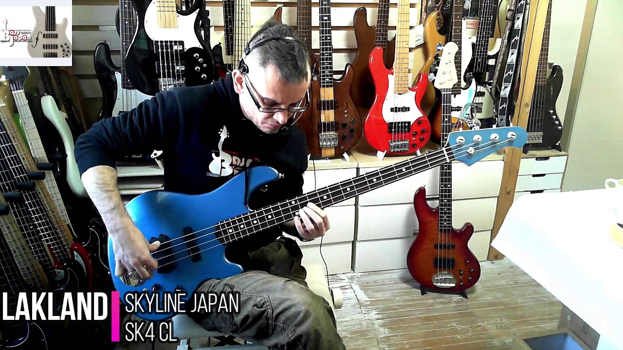 Lakland Skyline Japan: SK4CL (ESP japan) BASS DEMO - YouTube