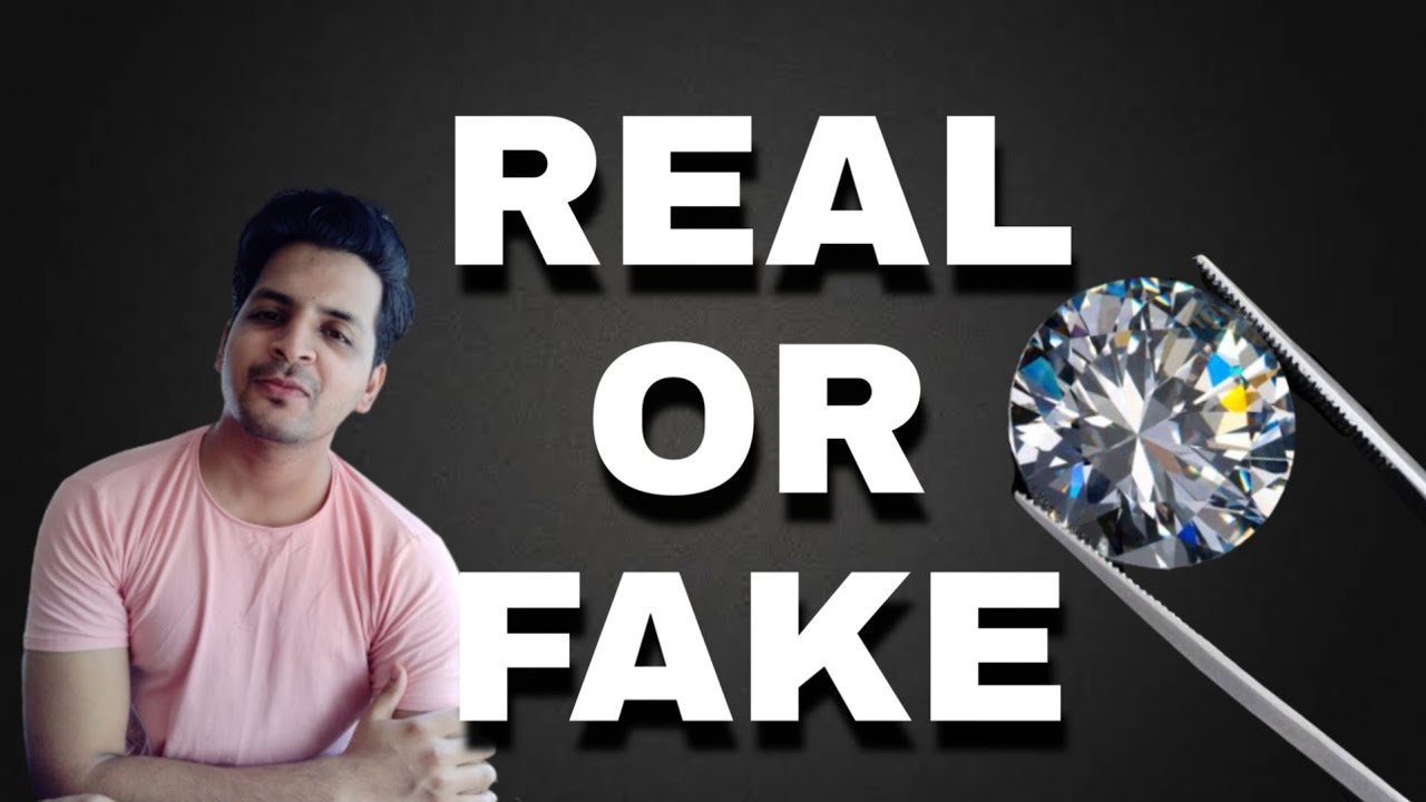 How to check Diamond is real or fake - YouTube