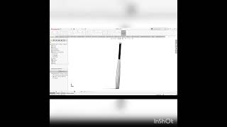 BASEBALL BAT sketch in solidworks..!!!#solidworks #baseball #cad #design #catia