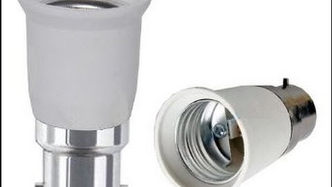 B22 to 27 Bulb Base Converter Light Socket Adaptor Extender Lamp Holder