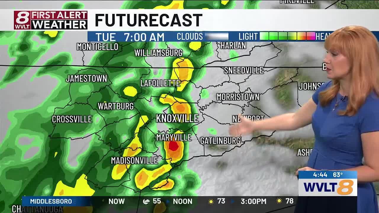 Warm and breezy again today before storms arrive later tonight - YouTube