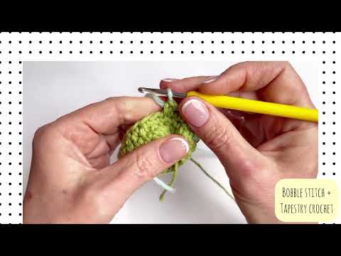 Bobble stitch - Tapestry Crochet