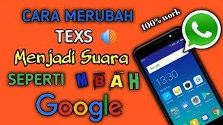 Cara  membuat suara seperti mbah google