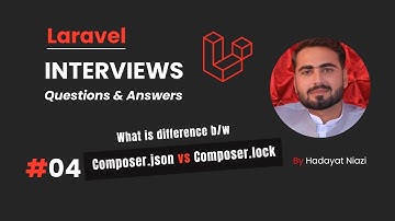 #04 What is difference between Composer.json vs Composoer.lock | Hadayat Niazi