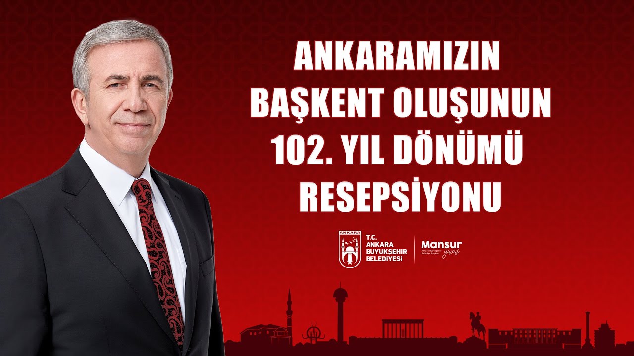 Ankara’nın Başkent Oluşunun 102. Yılı Resepsiyonunda