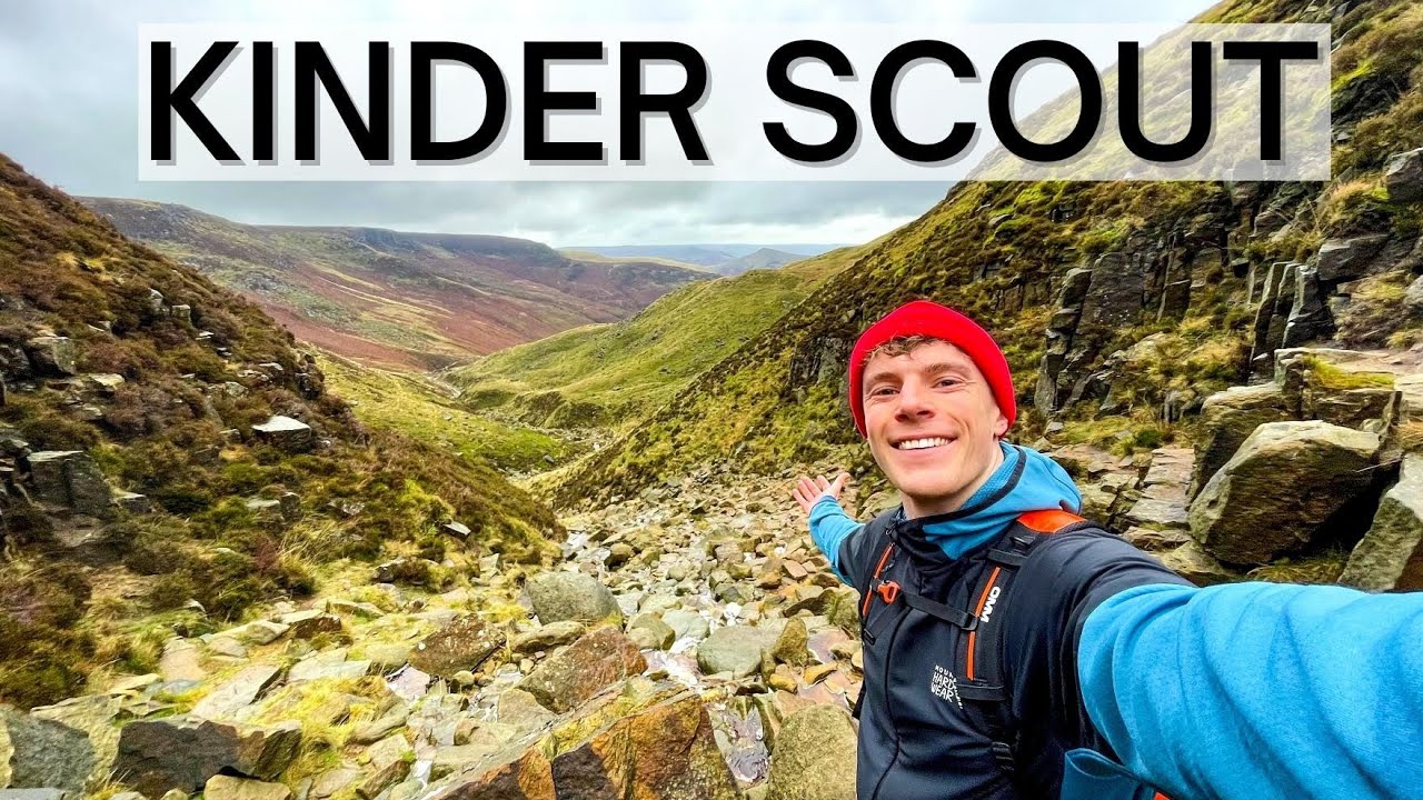 KINDER SCOUT via Grindsbrook Clough Solo Hike Peak District YouTube