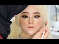 Belajarmakeup  tutorial makeup pengantin berhijab  yellow summer look