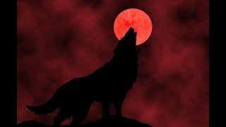 Blood Moon Supermoon Total Eclipse howl Los Angeles ultra-rare