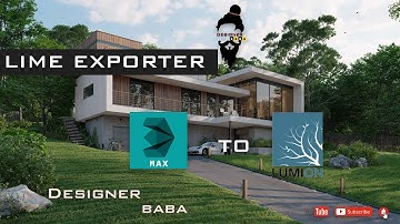 How to Export from 3ds Max to Lumion Fast & Easy with all textures applied with Lime Exporter Plugin