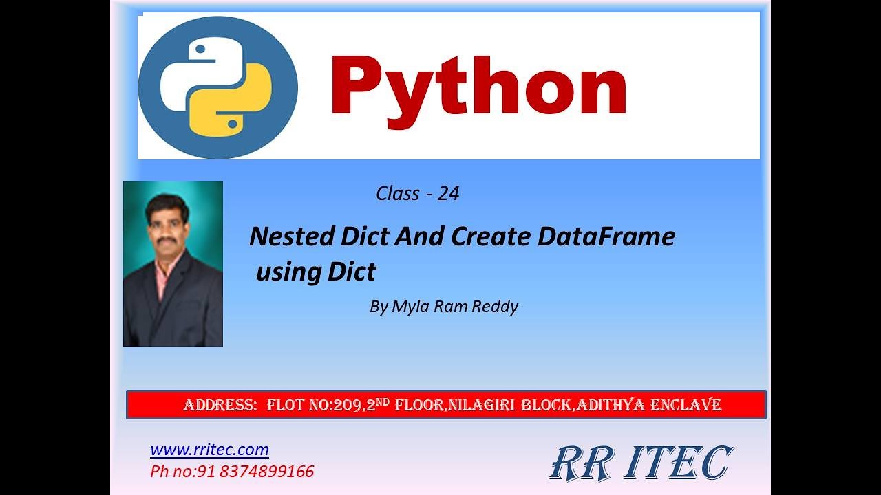Nested dict and create df using dict - YouTube