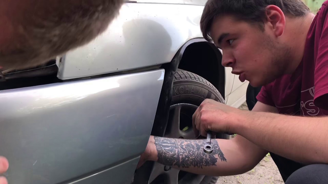 Замена фар и бампера ваз 2111 - YouTube