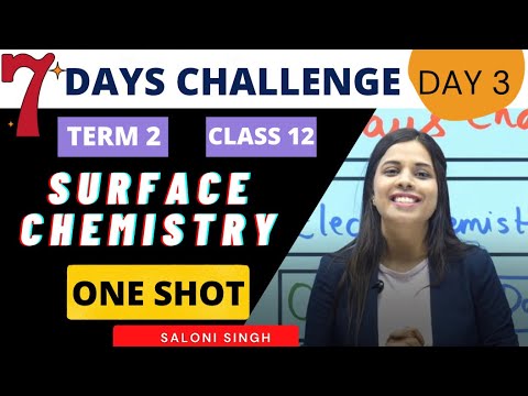 Surface chemistry | one shot | class 12 | day 3 | term 2 | 7 days challenge | Saloni Singh