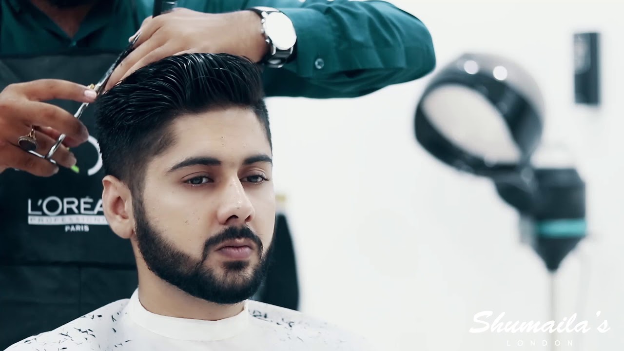 Gents Hair Cut & Styling in Lahore | Shumaila's Beauty London - YouTube