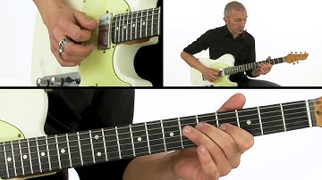 🎸Blues Guitar Lesson - Improvising with Mixolydian - Practice: Lead Tones - Massimo Varini