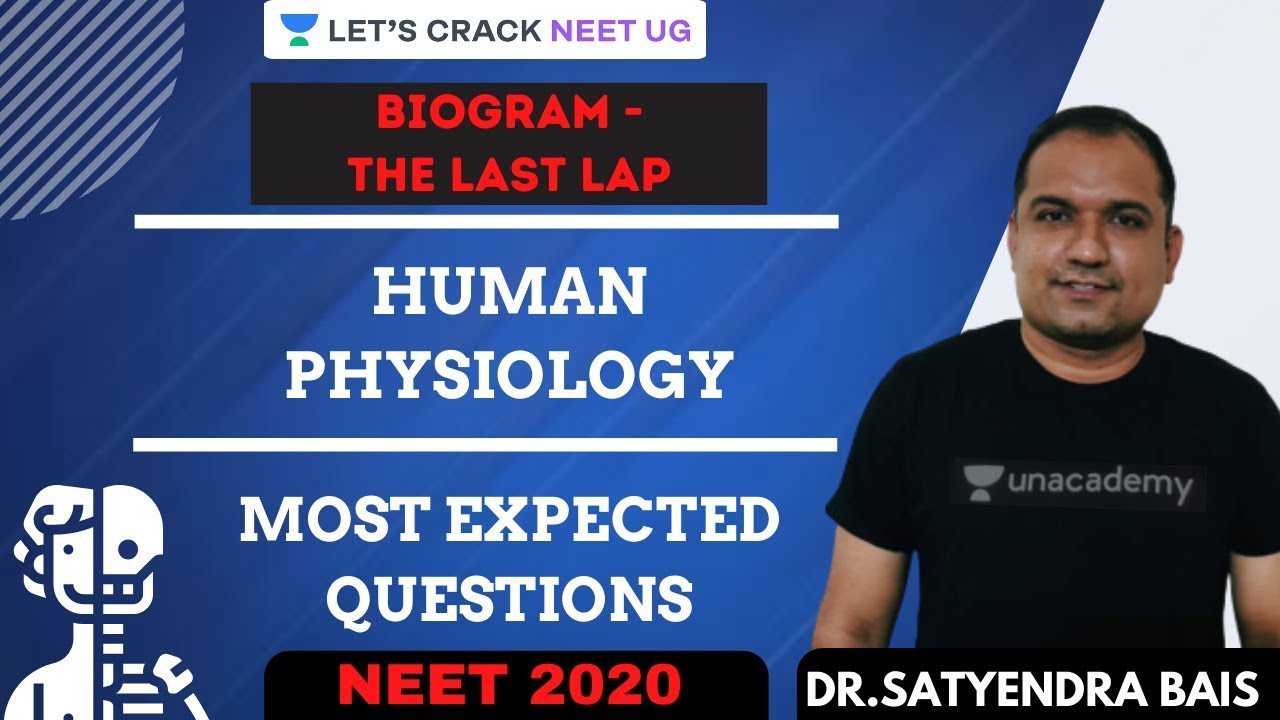 Human Physiology | Most Expected Questions | Biogram | NEET 2020 | NEET ...