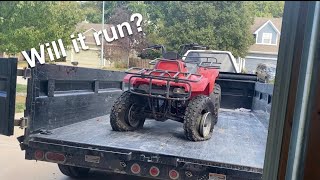 FREE 4 wheeler! Will it start and run after sitting for YEARS?