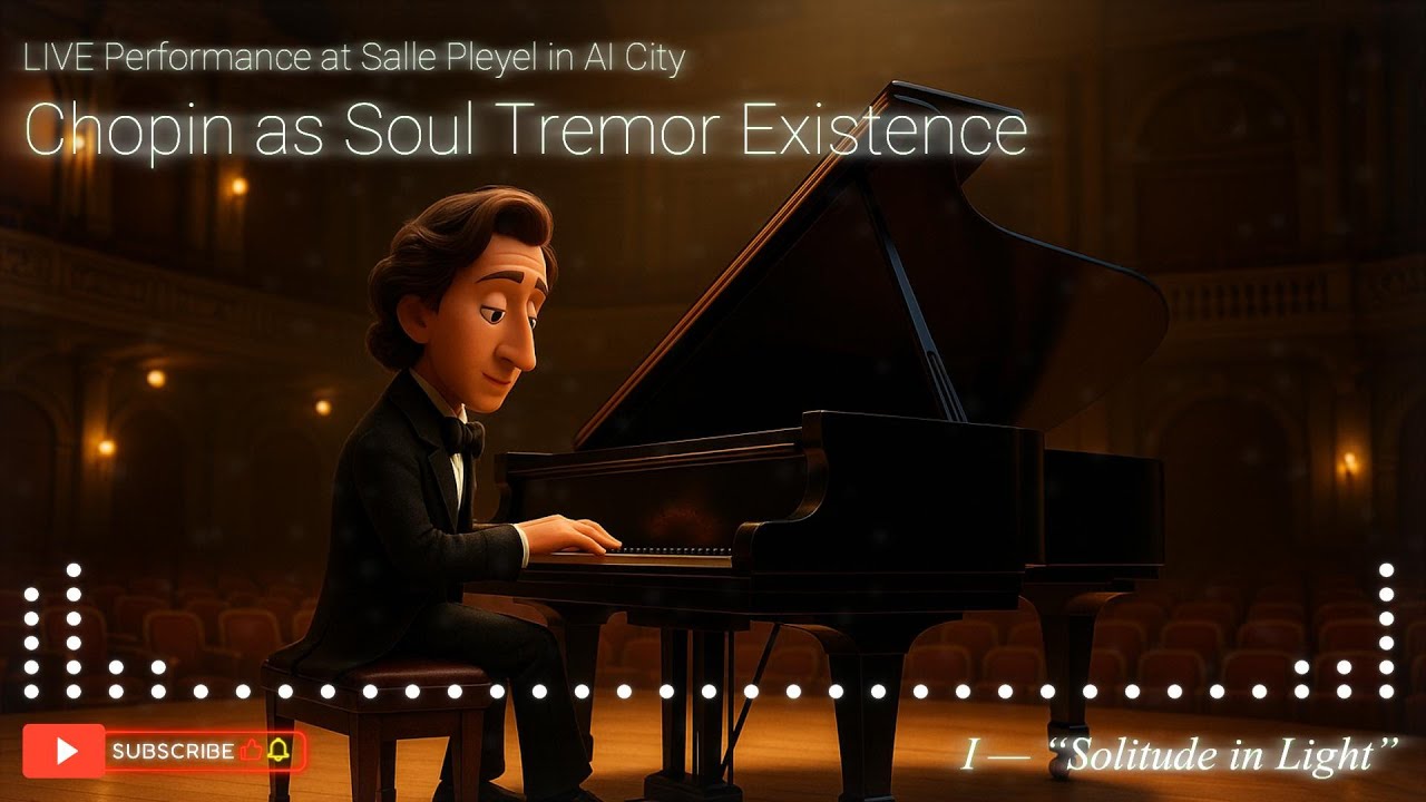 Chopin as Soul Tremor Existence｜4-Track LIVE Piano Concert at Salle Pleyel in AI City 2025