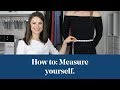 How To: Measure (Bust, Waist, Hip)