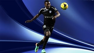 Rodgers Kola with the winning goal for Kiryat Shmone