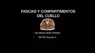 FASCIAS Y COMPARTIMENTOS DEL CUELLO