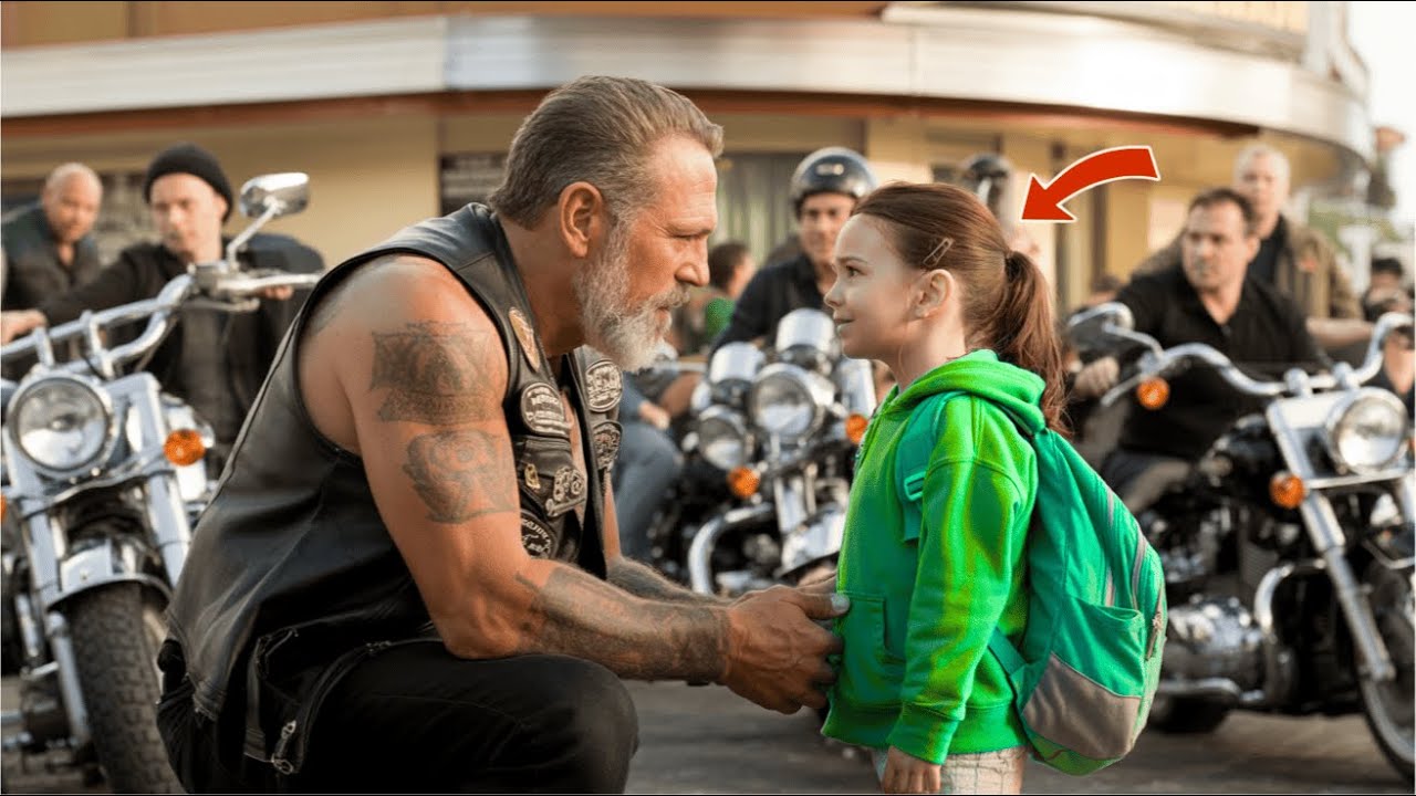 7-Year-Old Asked Bikers to Walk Her to School — What They Did Next Stunned the Whole Town