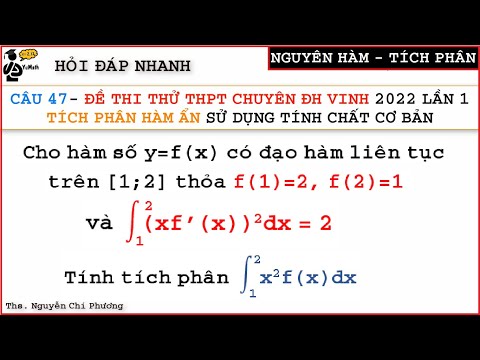 Video Toán 12: Giải câu 47 Đề thi thử THPT chuyên ĐH Vinh... - YouTube