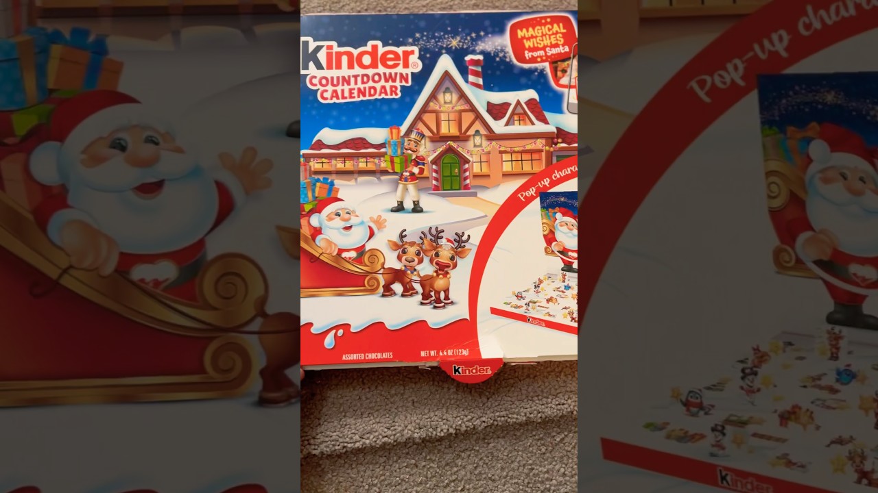 Kinder Christmas countdown calendar 