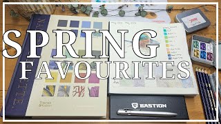 Spring Art Haul ✿ Nature's Palette, Bastion bolt-action pen, Derwent Inktense, Khadi paper, Skrim wc