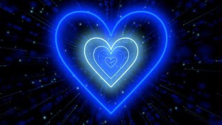 Love Heart Screen💙Animation Video | Neon Heart Background Video | Wallpaper Heart  #relaxing