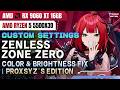 Zenless Zone Zero | Color &amp; Brightness Fix + Custom Settings | RX 9060 XT + Ryzen 5 5500X3D