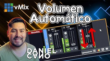 AUTO VOLUMEN en VMix 100% REAL no fake / Script / No Plugin - Daniel Cano