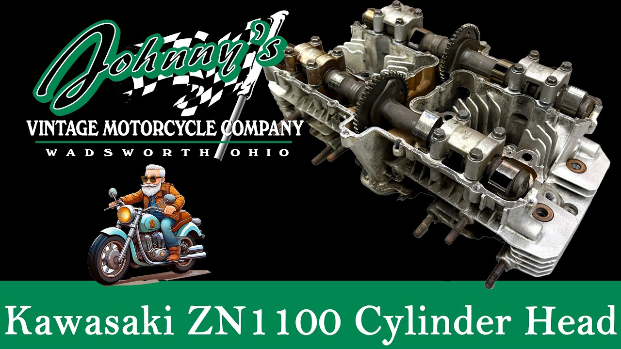 Kawasaki ZN1100 Cylinder Head - YouTube