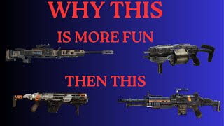 Why bad weapons are fun