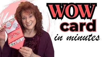 Turn Patterned Paper Into WOW Cards In Minutes!