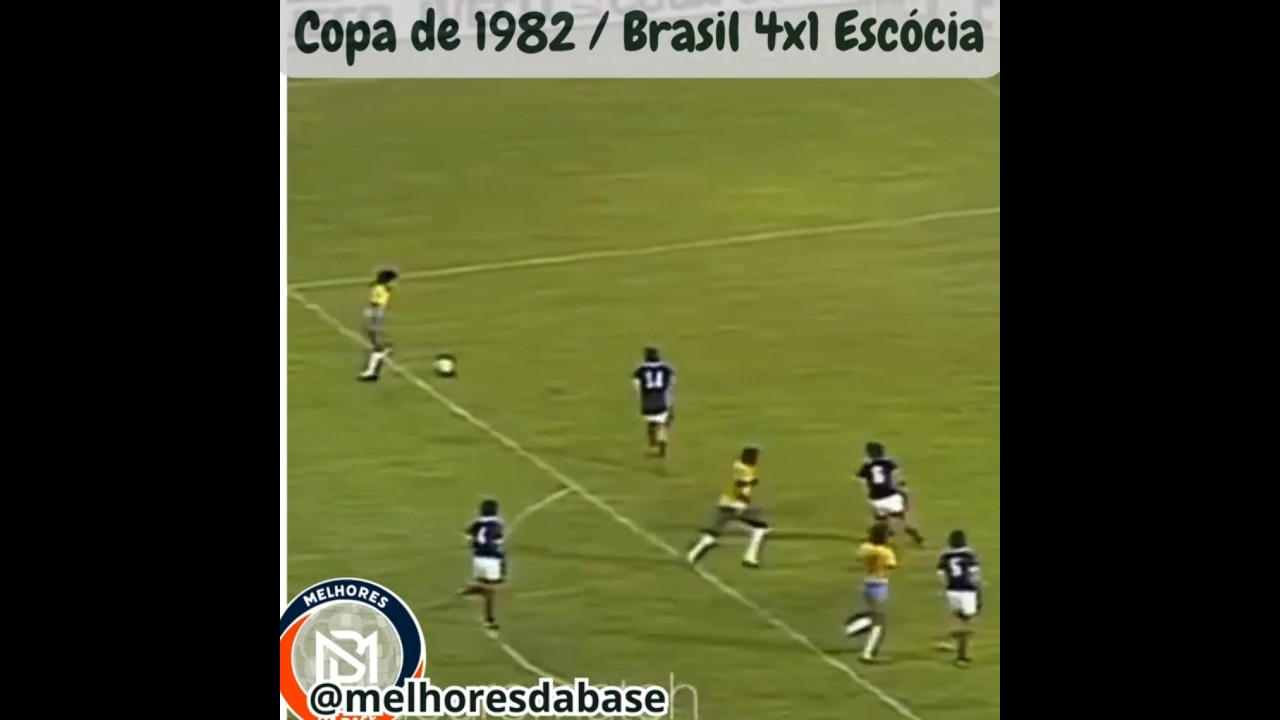 Brasil 4x1 Escócia/Copa de 1982 #copadomundo #copa1982 #brasilnacopa #zicollection #golaçoshorts - YouTube
