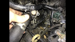 Thermostat And Engine Coolant Temperature Sensor Replacement Youtube
