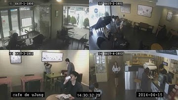 내방역 카페 시간정지녀 CCTV