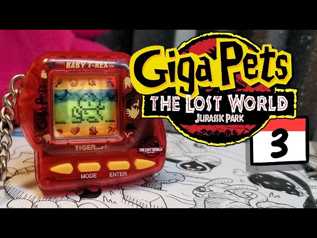 Eat pepperoni or die! (GigaPets Baby T-Rex, Day 3) - YouTube